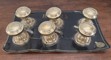 3 pairs laquered brass door