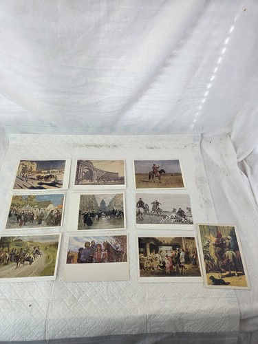 Vintage postcards lot russian - vintage,