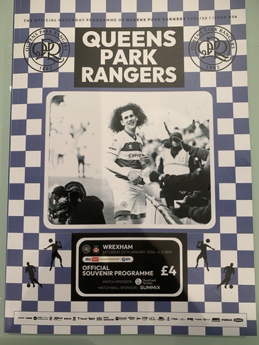 Qpr wrexham official match - vs,