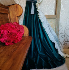 Handmade Green Velvet Door