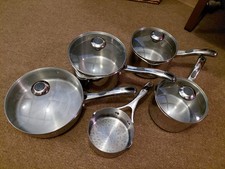 Meyer Stainless Steel Saucepan Set 5-Piece