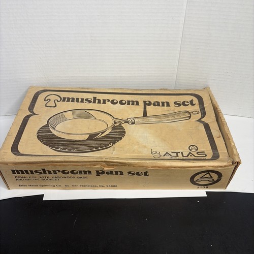 Vintage mushroom pan set with - mushroom,