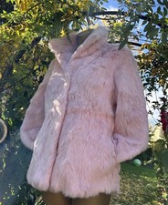 VTG Pink rabbit   Fur Coat