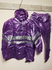 shiny purple pvc plastic