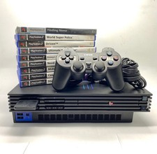 Sony PlayStation 2 Bundle - 9 Games - Memory Card - Controller