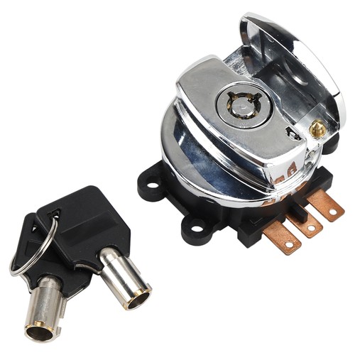 Chrome ignition switch with - chrome,