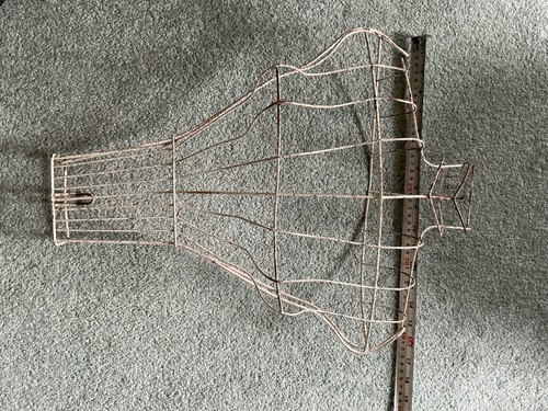 Vintage metal underwear - metal, wire