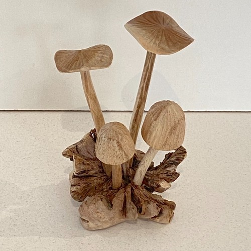 Mushroom carving wooden - mushroom,