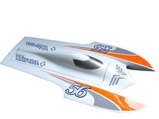 Hot Sale Prepainted White Electric Racing KIT RC Boat Hull for Advanced Player