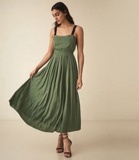 Reiss Khaki Luella Pleated