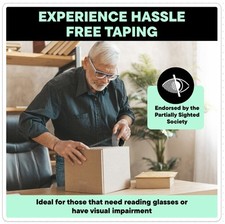 Easy Use Cellotape/ Sellotape/ UK Patented Invention on EBay! 66mx24mm- 4 PACK.