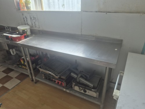 All stainless steel prep table - all-stainless,
