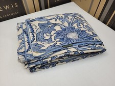 Morris & Co. Pink Rose Double Duvet Cover, Blue