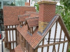 50 Stacey's 1:12th REAL BRICK Miniature Roof Tiles for Dolls houses and Models