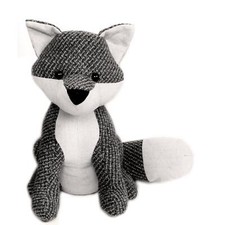 Textured Fabric Fox Doorstop ~