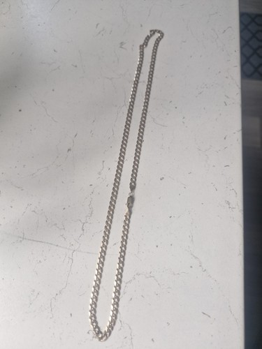 9ct gold curb chain - gold,
