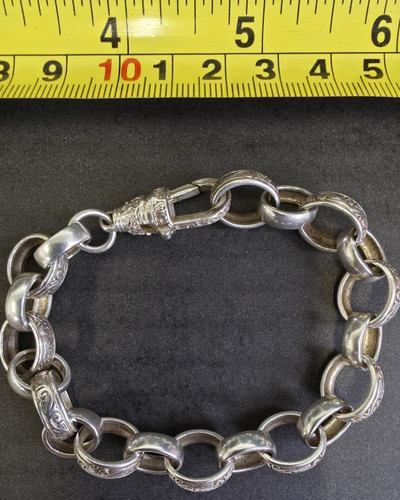 Sterling silver chunky link - chunky,