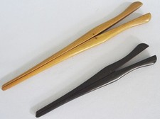 Antique Glove Stretchers Ebony  Olivewood Dressing Table Dresser Vanity Treen x2