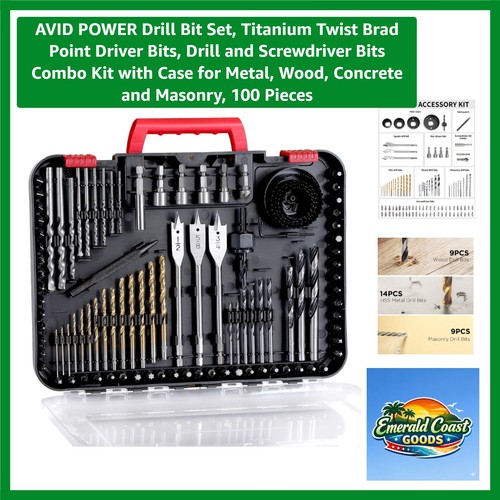 Professional 100 piece - drill, &