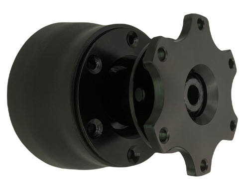 Quick release steering wheel - release,