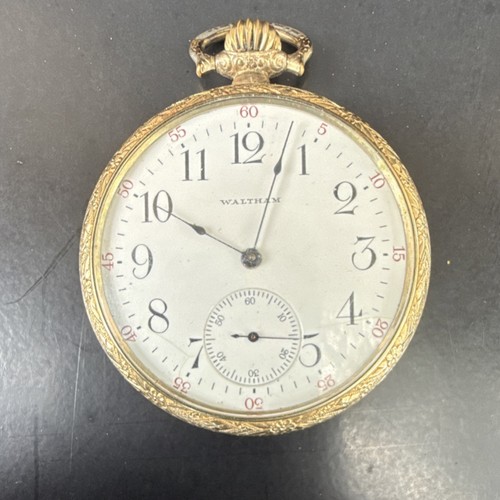 Waltham yellow gold open face - yellow,