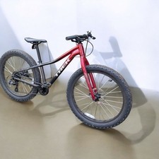 Trek Roscoe 24-inch Wheels Mountain Bike Rage Red to Dnister Black, 2022 Model