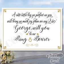 Will you be our Page Boy Ring