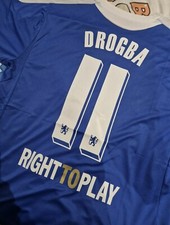 Drogba Chelsea Champions League Home Shirt - Large