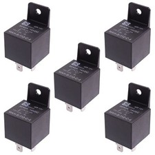 5 x 12V Automotive Changeover Relay 40A 5-Pin Car Bike Van Auto