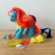 My Little Pony Barnacle Vintage G1 Big Brother Hasbro 1987 Exc Hat Brush Accs