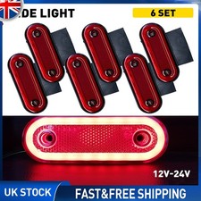 6x Amber Red Side 20 LED