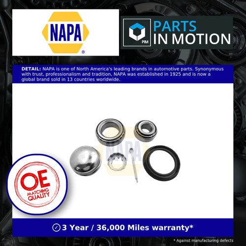 Wheel bearing kit fits - wheel,
