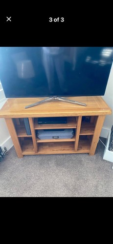 Solid oak stand - solid, tv
