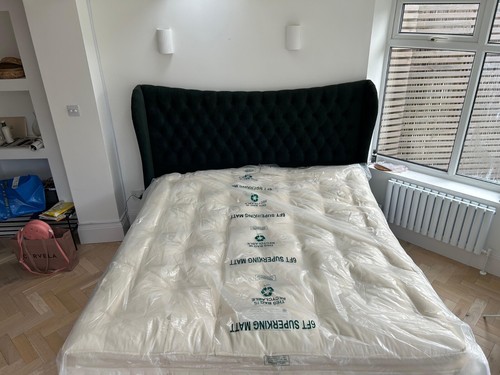 Diwan bed with mattress - diwan,