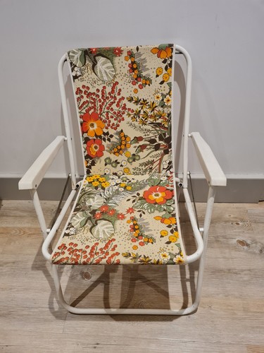 Vintage deck chair folding - deck,