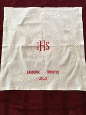 Very large corporale for a monstrance 72cmx69cm