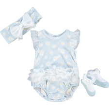 Kyle & Deena Blue Floral Three