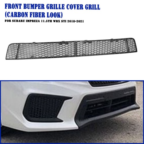 Carbon look front lower grille - front,