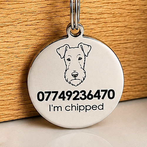 Personalised wire fox - wire, terrier