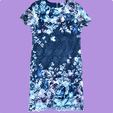 LIPSY LONDON SIZE 8 BLUE LACE