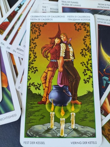 Witches tarot deck scarabeo - witches,