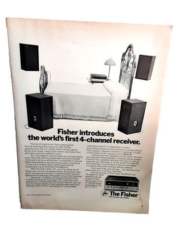 1970 fisher stereo receiver - 1970, ad