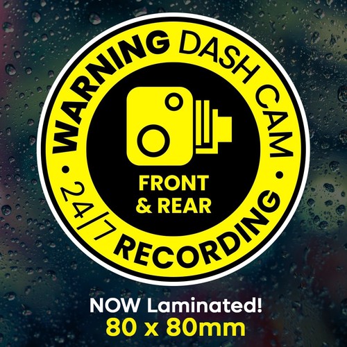 Dash cam car sticker decal - cam,