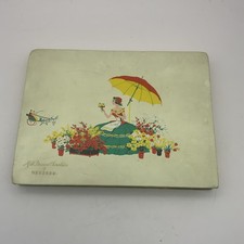 Vintage Empty Chocolate Box Needler Milk Dessert Chocolates Crinoline Lady