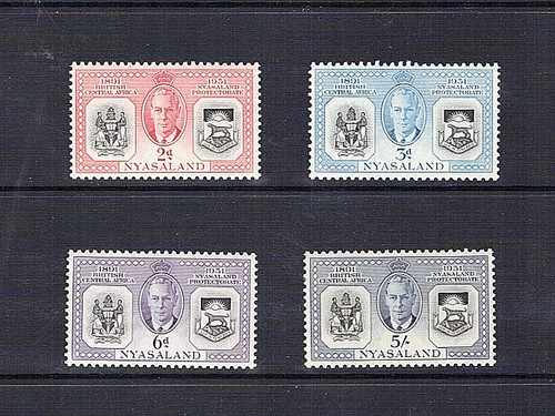 Nyasaland 1951 diamond - nyasaland:,