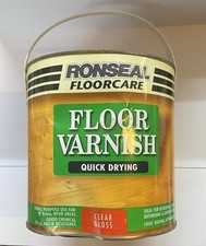 Ronseal Gloss Clear indoor wood Varnish 2.5L tin quick drying