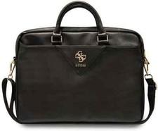 Guess ZIP Leather Triangle Laptop Bag - Elegant and Functional