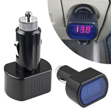 LED Car Van Battery Volt 12V 24V Voltage Meter Monitor Gauge Cigar Lighter Plug