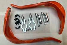 🇬🇧Motocross Hand Guards Re-enforced hand guards 7/8’’ 22mm  Ktm Orange Handle,