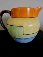 Vintage Myott Son & Co Handpainted Jug / Pitcher -Pattern 8122. #782
